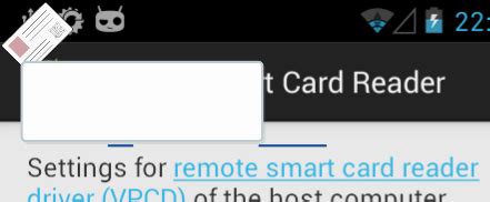 v smart more card android|Remote Smart Card Reader .